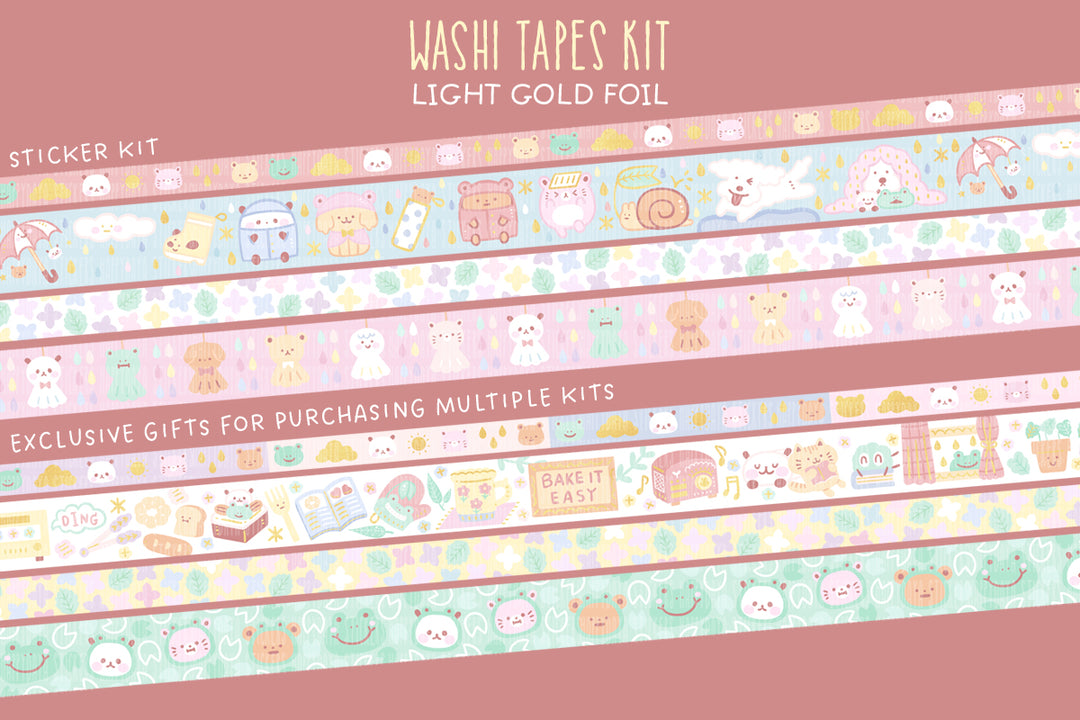 KIT29-Product photos-7 Washi tapes kit