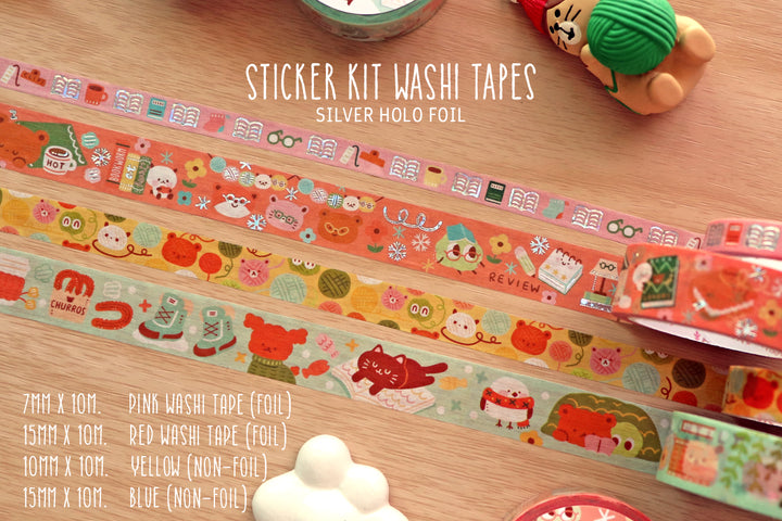 KIT31-Product photos-2 ST7 washi tapes photo