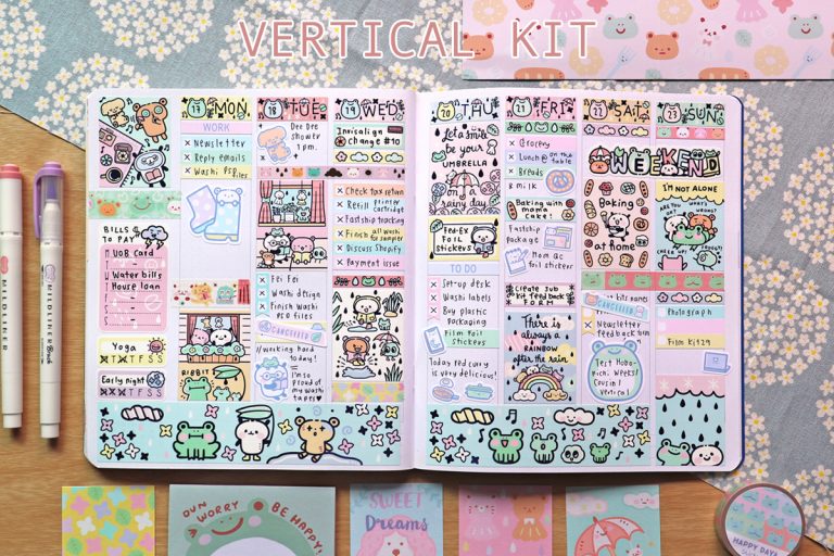 HappyDAYA- Cute hand-drawn customisable planner stickers and ...